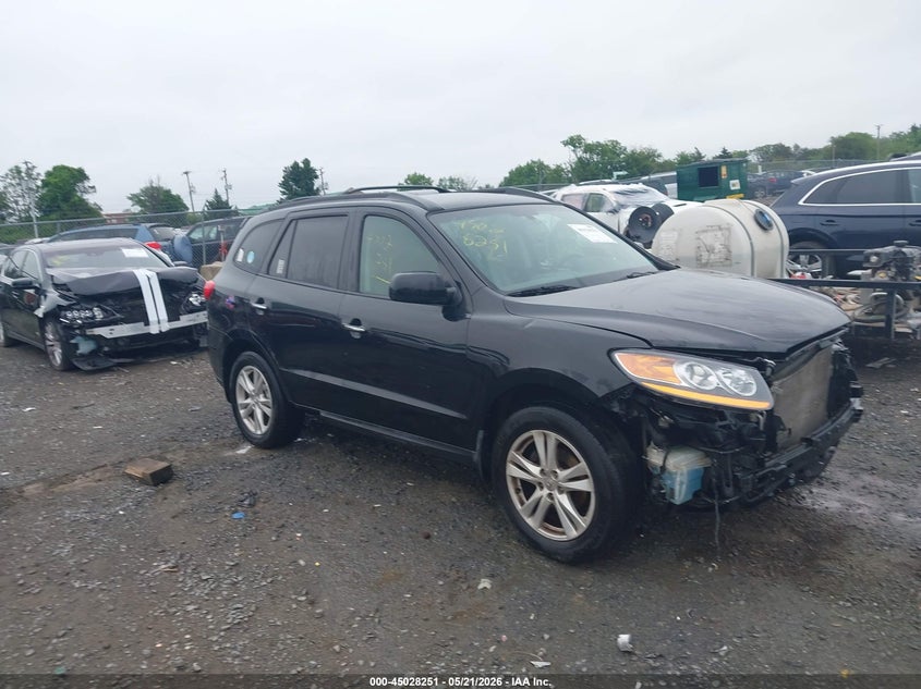 2012 Hyundai Santa fe VIN 5XYZKDAG2CG117887 IAAI salvage auction — FRONT END, Clear (Virginia), sold $1,350 on 2026-07-14 (photo 1)