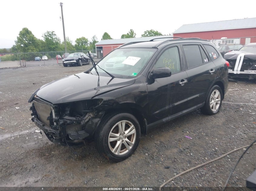 2012 Hyundai Santa fe VIN 5XYZKDAG2CG117887 IAAI salvage auction — FRONT END, Clear (Virginia), sold $1,350 on 2026-07-14 (photo 2)