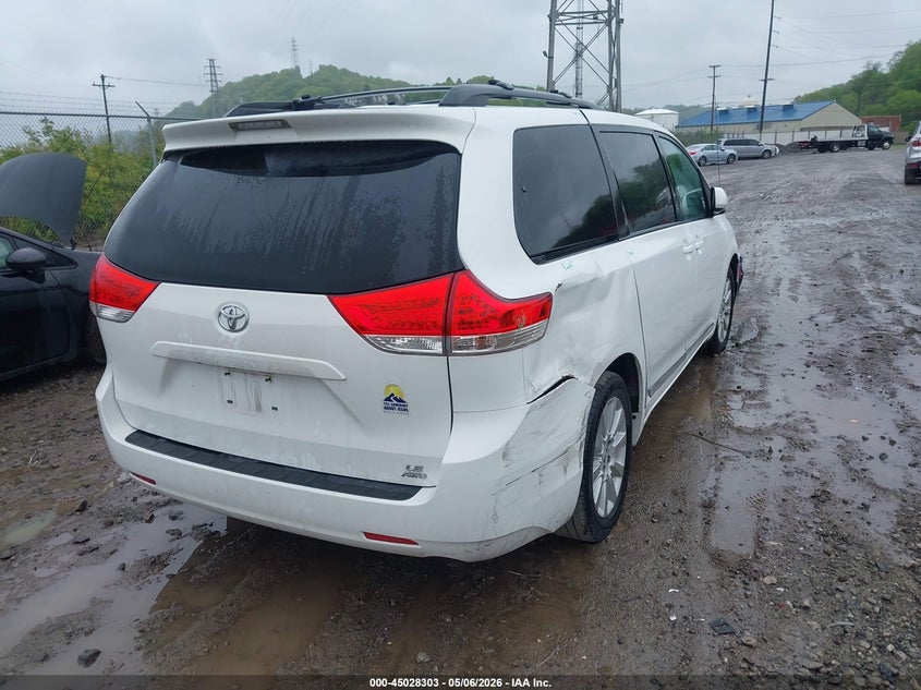 2013 Toyota Sienna VIN 5TDJK3DCXDS057989 IAAI salvage auction — FRONT END, Salvage (West Virginia), sold $2,250 on 2026-07-28 (photo 4)