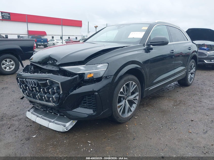 2024 Audi Q8 VIN WA1BVBF10RD020352 IAAI salvage auction — FRONT END, Salvage (Arkansas), sold $10,500 on 2026-07-08 (photo 2)