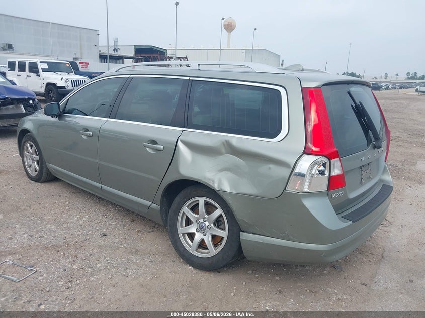 2008 Volvo V70 VIN YV1BW982081045697 IAAI salvage auction — LEFT REAR, Salvage (Texas), sold $425 on 2026-07-09 (photo 3)