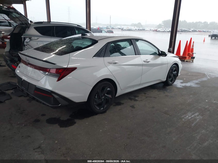 2026 Hyundai Elantra VIN KMHLS4DG3TU142292 IAAI salvage auction — FRONT END, Salvage Title, sold $7,300 on 2026-07-14 (photo 4)