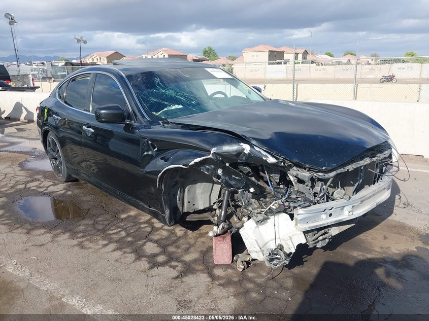 2012 Infiniti M VIN JN1BY1AP2CM335568 IAAI salvage auction — RIGHT FRONT, Salvage (Arizona), sold $225 on 2026-07-09 (photo 1)