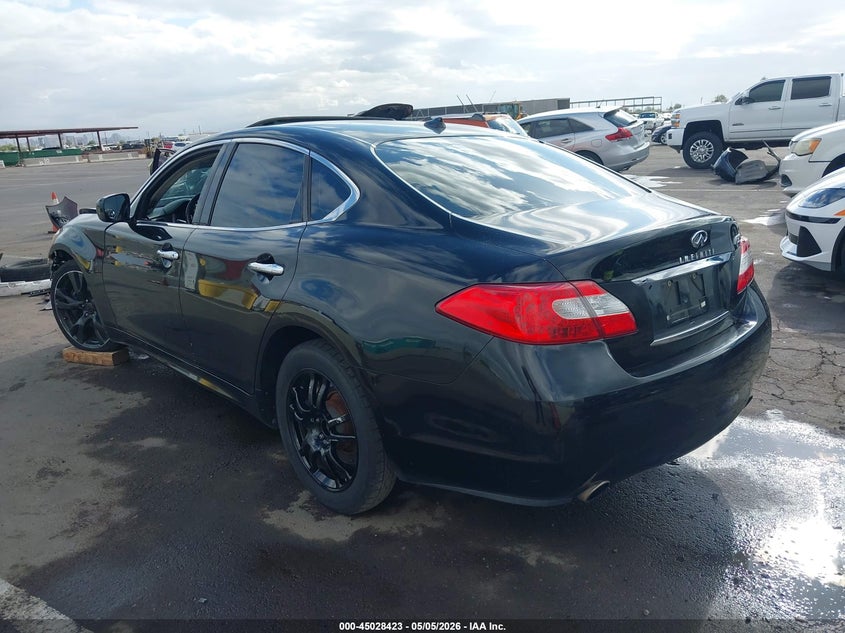 2012 Infiniti M VIN JN1BY1AP2CM335568 IAAI salvage auction — RIGHT FRONT, Salvage (Arizona), sold $225 on 2026-07-09 (photo 3)