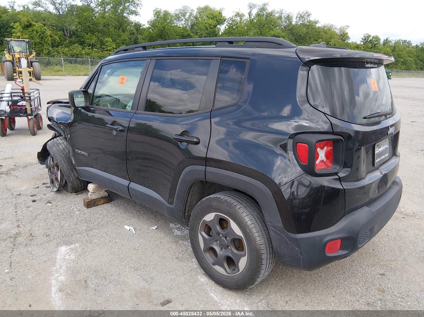 2016 Jeep Renegade VIN ZACCJAAT5GPD81518 IAAI salvage auction — FRONT END, Salvage (Louisiana), sold $300 on 2026-07-07 (photo 3)