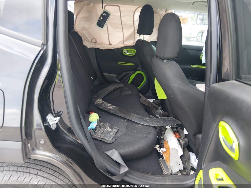 2016 Jeep Renegade VIN ZACCJAAT5GPD81518 IAAI salvage auction — FRONT END, Salvage (Louisiana), sold $300 on 2026-07-07 (photo 8)