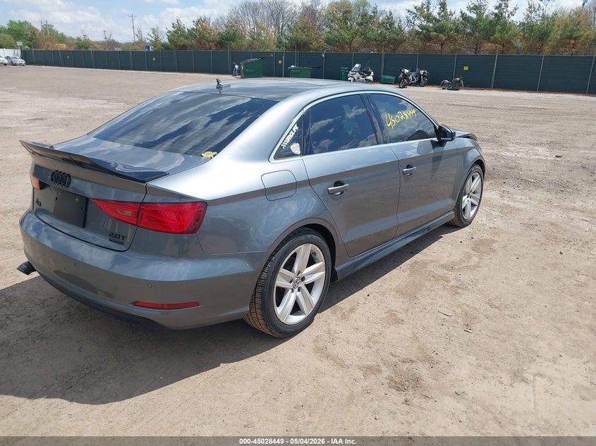 2016 Audi A3 VIN WAUE8GFF0G1029938 IAAI salvage auction — FRONT END, Clear (Indiana), sold $2,850 on 2026-07-07 (photo 4)