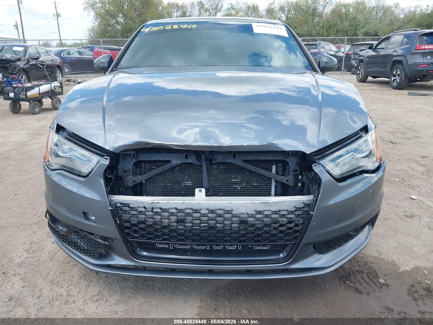 2016 Audi A3 VIN WAUE8GFF0G1029938 IAAI salvage auction — FRONT END, Clear (Indiana), sold $2,850 on 2026-07-07 (photo 6)