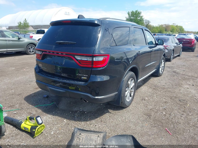 2014 Dodge Durango VIN 1C4RDJDG4EC501729 IAAI salvage auction — FRONT & REAR, Salvage (Illinois), sold $25 on 2026-07-09 (photo 4)