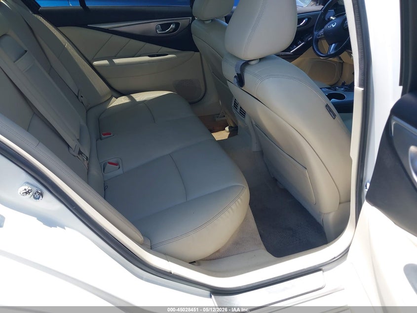 2015 Infiniti Q50 VIN JN1BV7AP9FM349760 IAAI salvage auction — RIGHT FRONT, Salvage (Tennessee), sold $2,700 on 2026-07-23 (photo 8)