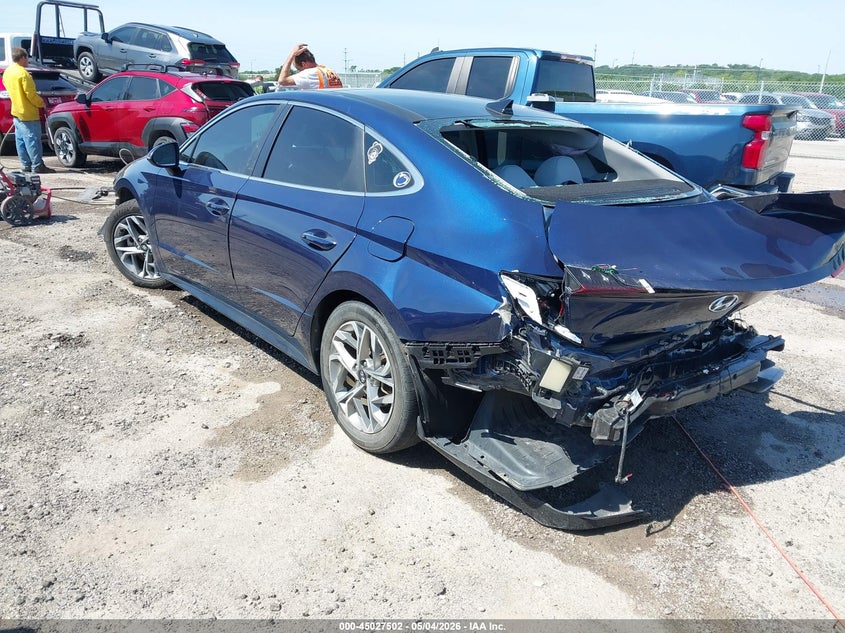 2021 Hyundai Sonata VIN 5NPEF4JA4MH084514 IAAI salvage auction — ALL OVER, Salvage (Oklahoma), sold $725 on 2026-07-14 (photo 3)