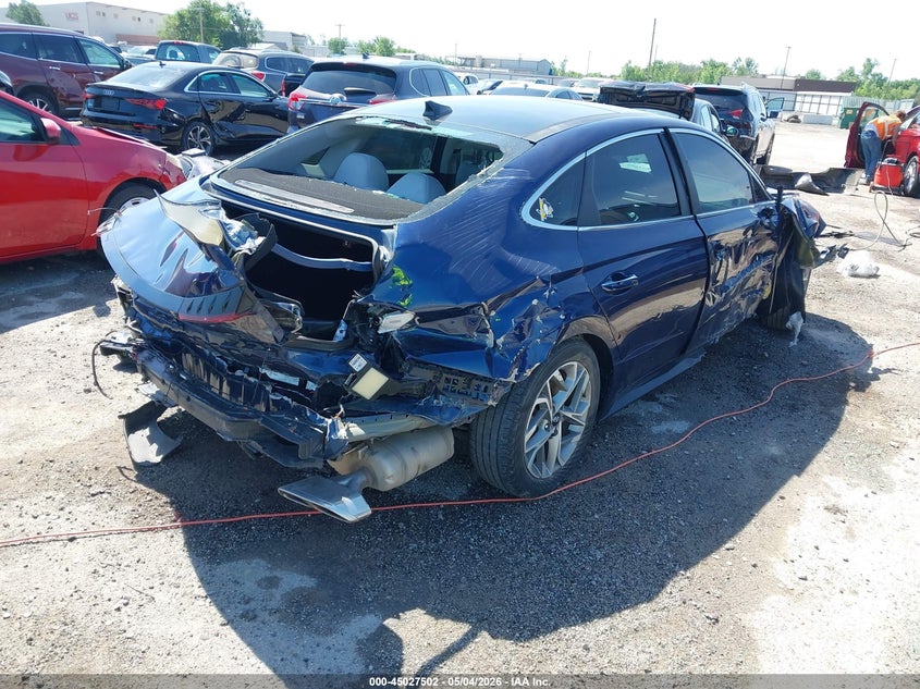 2021 Hyundai Sonata VIN 5NPEF4JA4MH084514 IAAI salvage auction — ALL OVER, Salvage (Oklahoma), sold $725 on 2026-07-14 (photo 4)