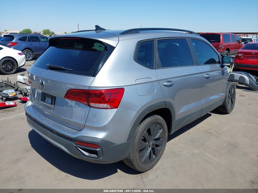 2023 Volkswagen Taos VIN 3VVCX7B20PM352326 IAAI salvage auction — FRONT END, Salvage Title, sold $6,800 on 2026-08-03 (photo 4)