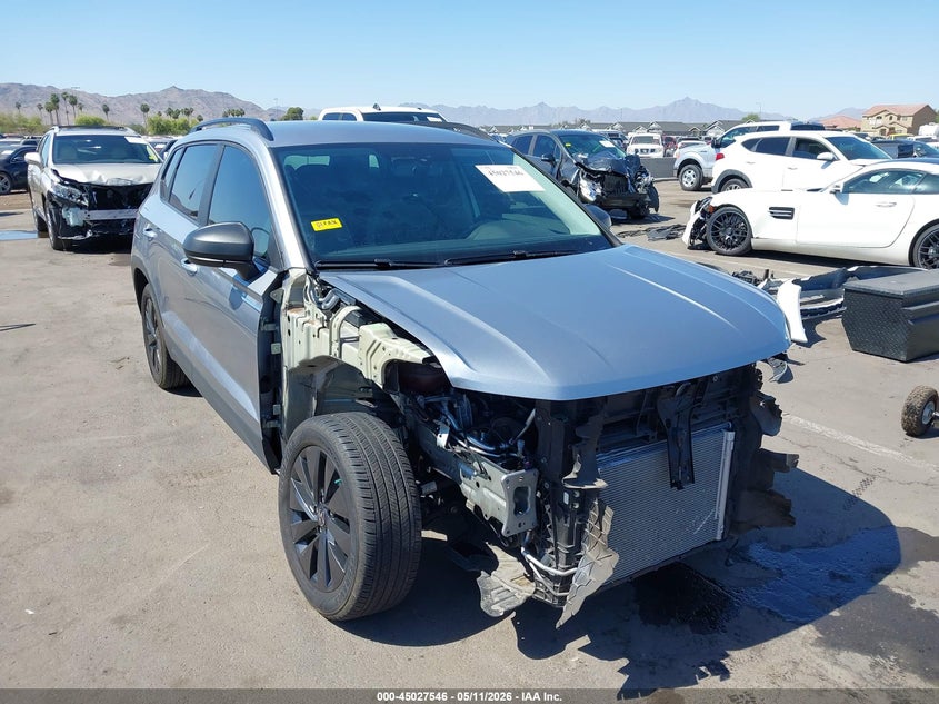 2023 Volkswagen Taos VIN 3VVCX7B20PM352326 IAAI salvage auction — FRONT END, Salvage Title, sold $6,800 on 2026-08-03 (photo 6)