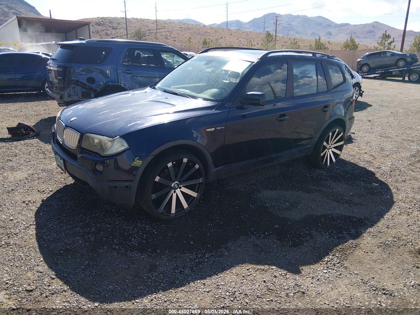 2007 BMW X3 VIN WBXPC93407WF24092 IAAI salvage auction — RIGHT REAR, Salvage (Nevada), sold $50 on 2026-07-10 (photo 2)