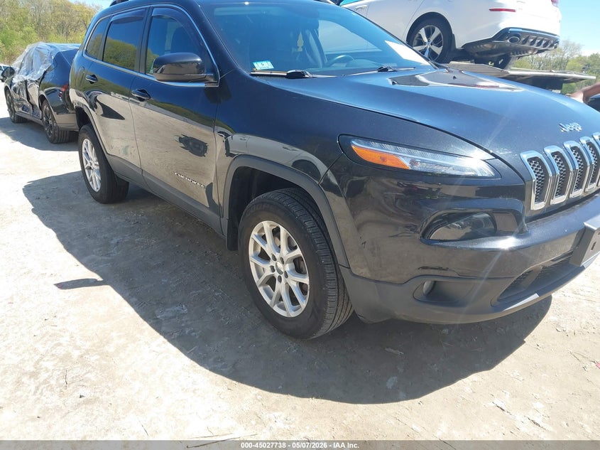 2016 Jeep Cherokee VIN 1C4PJMCS8GW214838 IAAI salvage auction — REAR END, Clear (Massachusetts), sold $1,350 on 2026-07-10 (photo 1)