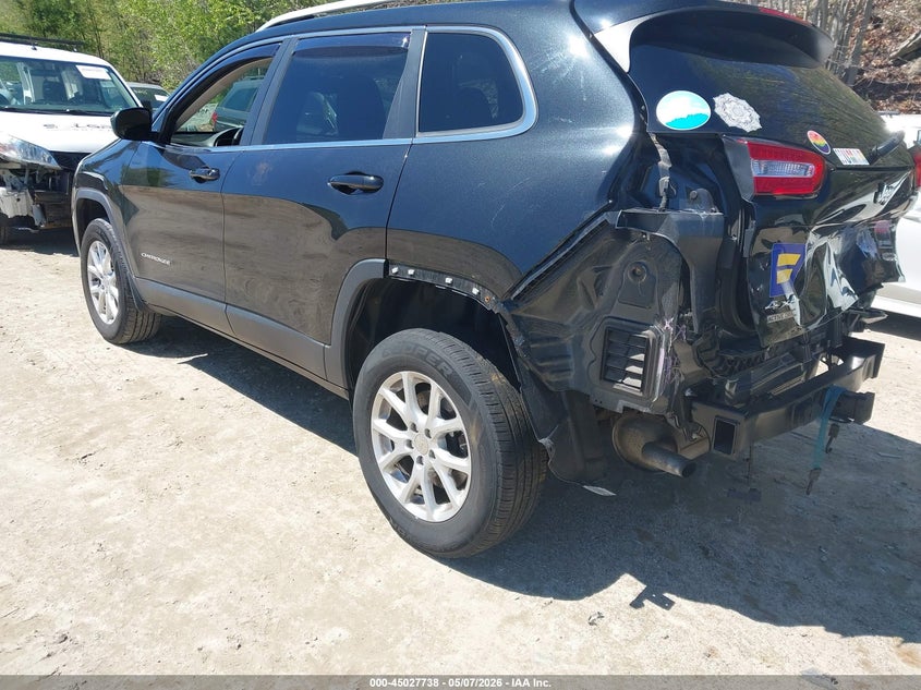 2016 Jeep Cherokee VIN 1C4PJMCS8GW214838 IAAI salvage auction — REAR END, Clear (Massachusetts), sold $1,350 on 2026-07-10 (photo 3)