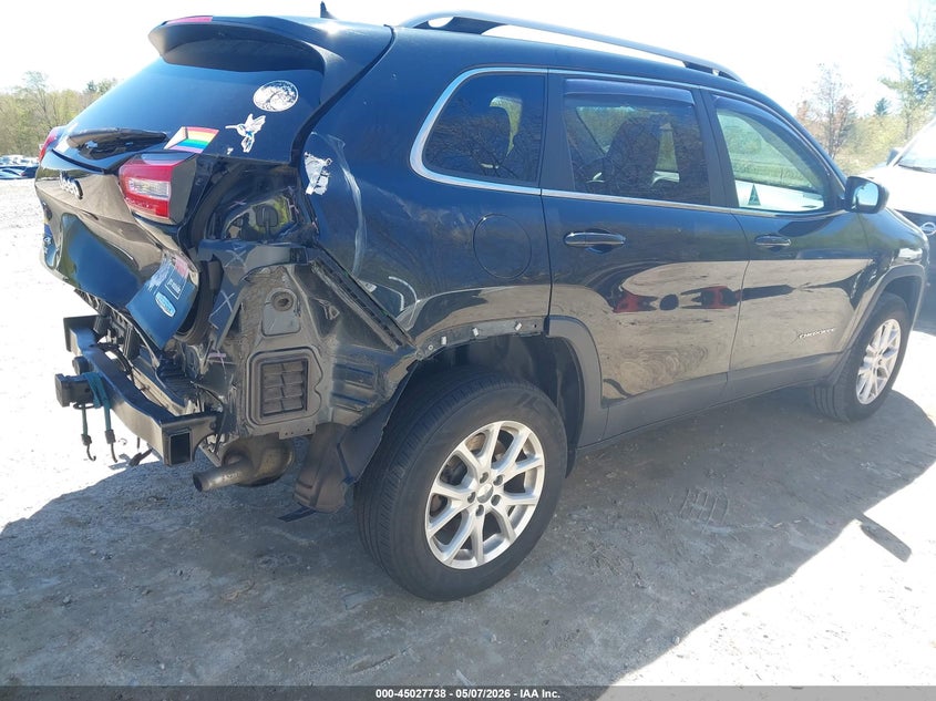2016 Jeep Cherokee VIN 1C4PJMCS8GW214838 IAAI salvage auction — REAR END, Clear (Massachusetts), sold $1,350 on 2026-07-10 (photo 4)