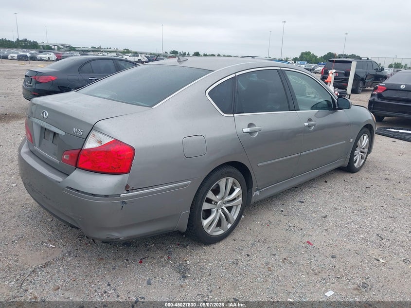 2008 Infiniti M VIN JNKAY01E08M600673 IAAI salvage auction — LEFT FRONT, Salvage (Texas), sold $550 on 2026-08-29 (photo 4)