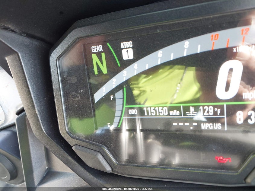 2023 Kawasaki Ninja VIN ML5EXER11PDA88776 IAAI salvage auction — SIDE, Salvage Title, sold $975 on 2026-07-17 (photo 7)