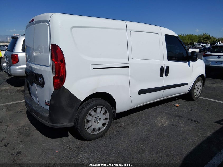 2015 Ram Promaster city VIN ZFBERFAT6F6A41767 IAAI salvage auction — RIGHT FRONT, Salvage (Nevada), sold $2,250 on 2026-07-10 (photo 4)