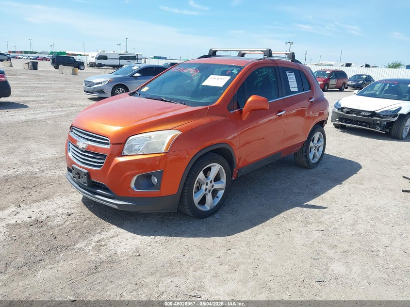 2015 Chevrolet Trax VIN KL7CJNSBXFB130707 IAAI salvage auction — REAR END, Original (Texas), sold $1,500 on 2026-07-22 (photo 2)