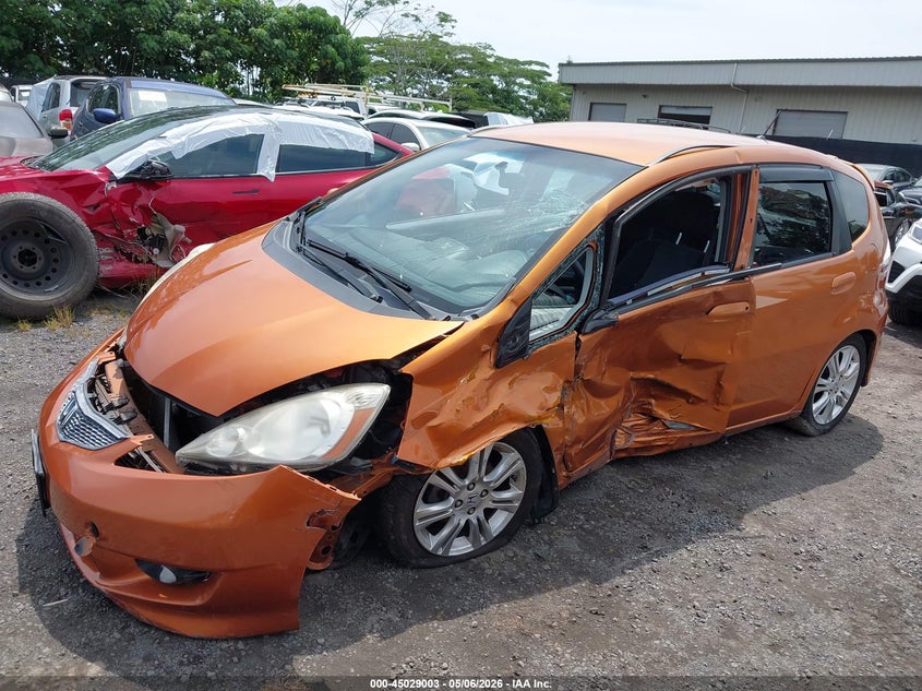2009 Honda Fit VIN JHMGE88479S033695 IAAI salvage auction — LEFT SIDE, Salvage (Hawaii), sold $25 on 2026-07-21 (photo 6)