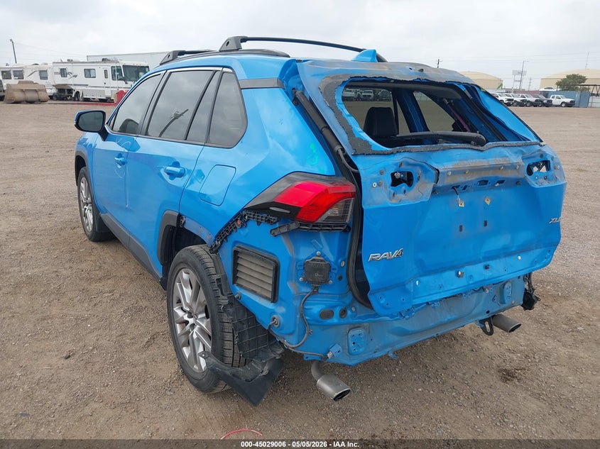 2021 Toyota Rav 4 VIN JTMC1RFV9MD079491 IAAI salvage auction — REAR END, Original (Texas), sold $12,350 on 2026-07-08 (photo 3)