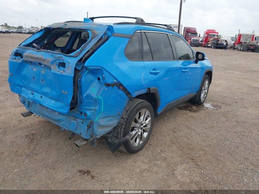 2021 Toyota Rav 4 VIN JTMC1RFV9MD079491 IAAI salvage auction — REAR END, Original (Texas), sold $12,350 on 2026-07-08 (photo 4)