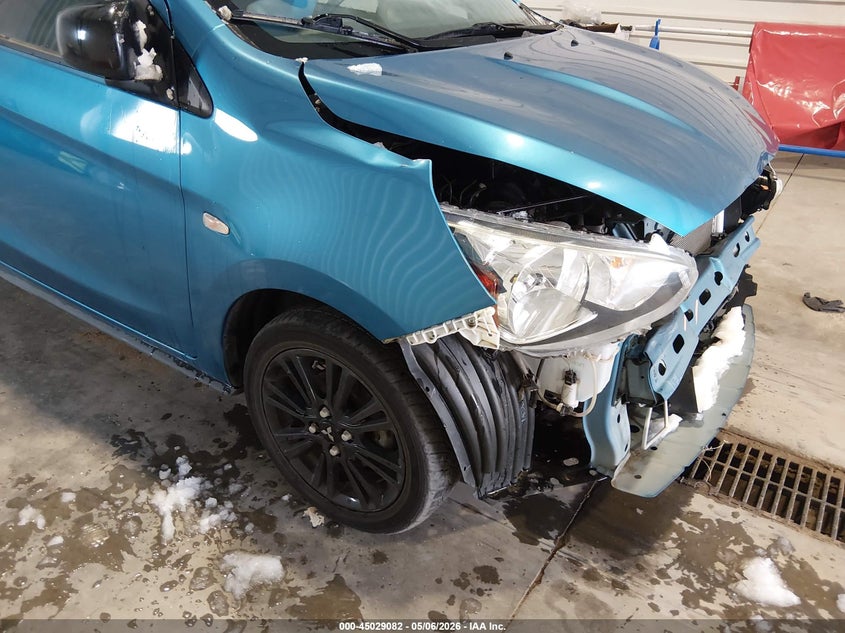2020 Mitsubishi Mirage VIN ML32A5HJ8LH010994 IAAI salvage auction — FRONT END, Salvage Title, sold $1,850 on 2026-07-22 (photo 1)