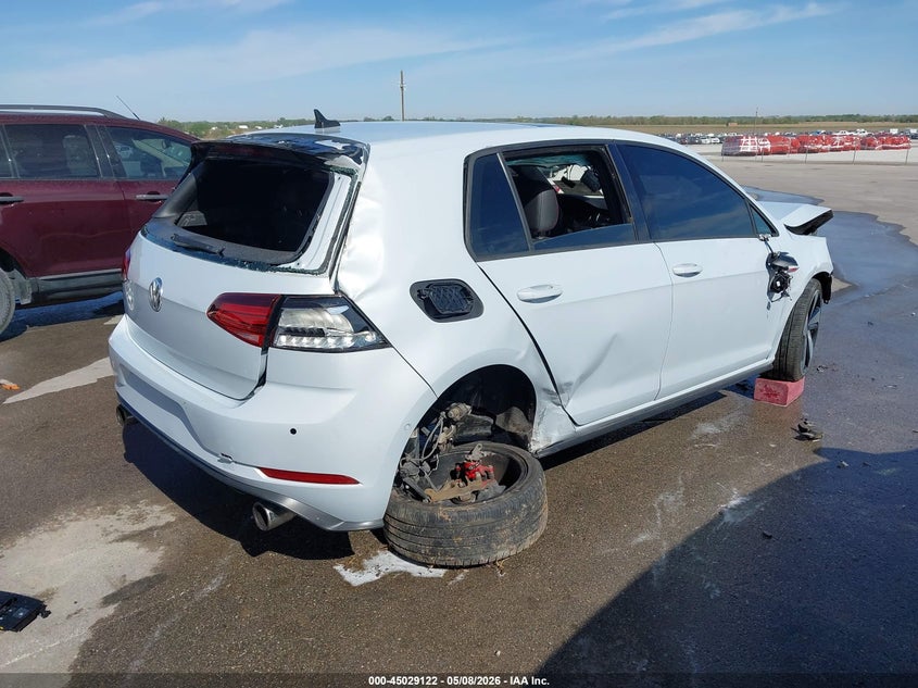 2018 Volkswagen Golf gti VIN 3VW447AU2JM259956 IAAI salvage auction — ROLLOVER, Salvage (Nebraska), sold $1,400 on 2026-07-09 (photo 4)