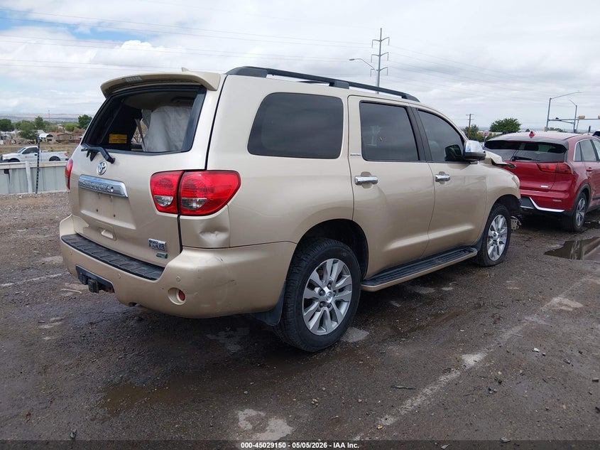 2013 Toyota Sequoia VIN 5TDJW5G1XDS078254 IAAI salvage auction — FRONT END, Salvage (New Mexico), sold $2,400 on 2026-07-13 (photo 4)