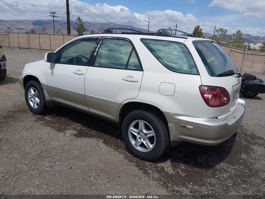 1999 Lexus Rx 300 VIN JT6HF10U9X0017925 IAAI salvage auction — REAR END, Salvage (Nevada), sold $225 on 2026-07-31 (photo 3)