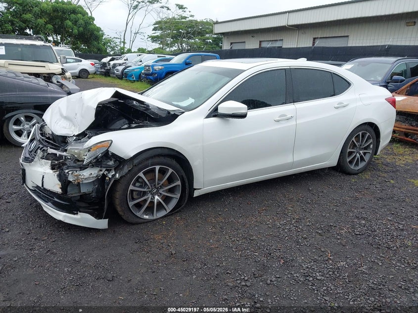 2017 Acura Tlx VIN 19UUB2F30HA004825 IAAI salvage auction — FRONT END, Salvage Title, sold $425 on 2026-07-28 (photo 2)