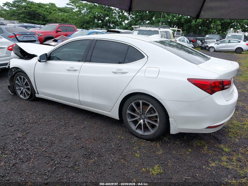 2017 Acura Tlx VIN 19UUB2F30HA004825 IAAI salvage auction — FRONT END, Salvage Title, sold $425 on 2026-07-28 (photo 3)