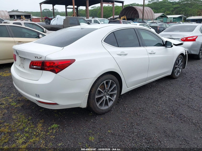 2017 Acura Tlx VIN 19UUB2F30HA004825 IAAI salvage auction — FRONT END, Salvage Title, sold $425 on 2026-07-28 (photo 4)