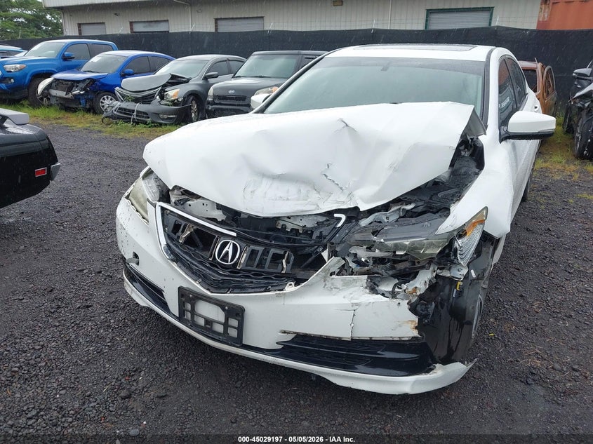 2017 Acura Tlx VIN 19UUB2F30HA004825 IAAI salvage auction — FRONT END, Salvage Title, sold $425 on 2026-07-28 (photo 6)