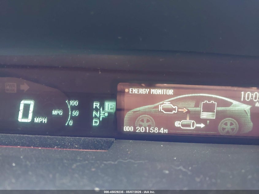 2012 Toyota Prius VIN JTDKN3DU8C5421318 IAAI salvage auction — HAIL, Salvage (Indiana), sold $1,100 on 2026-07-16 (photo 7)