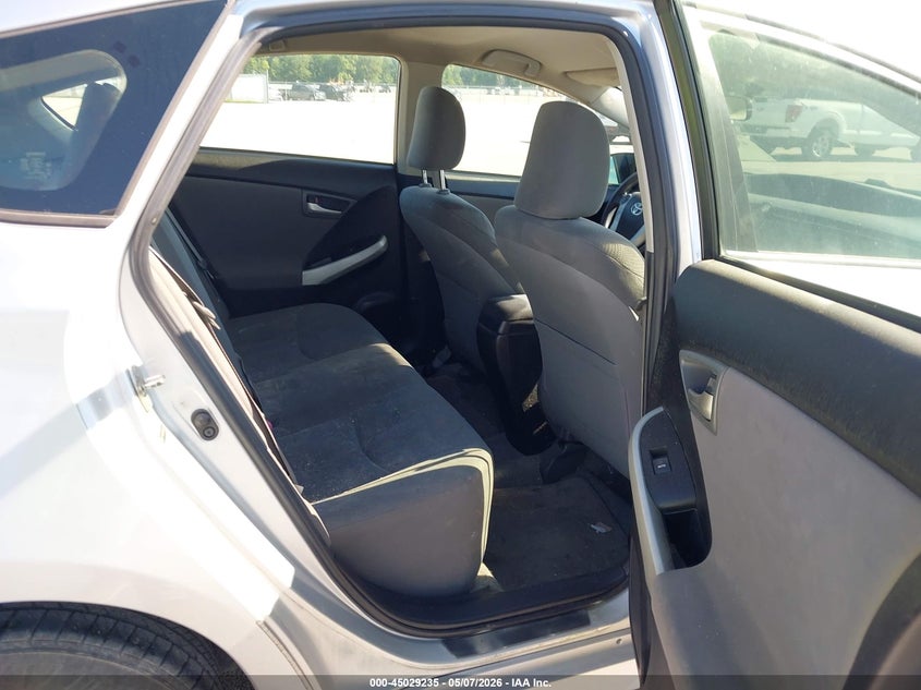 2012 Toyota Prius VIN JTDKN3DU8C5421318 IAAI salvage auction — HAIL, Salvage (Indiana), sold $1,100 on 2026-07-16 (photo 8)