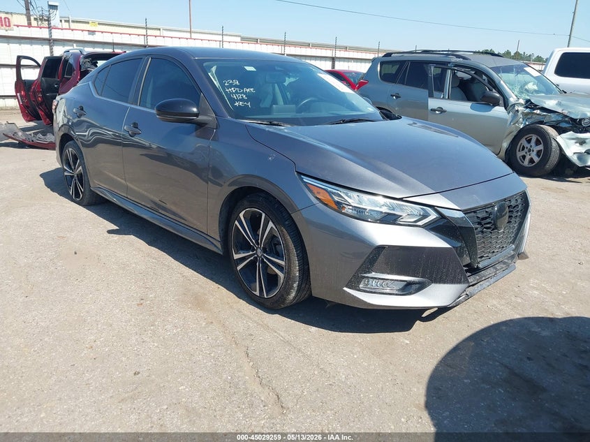 2021 Nissan Sentra VIN 3N1AB8DV0MY328441 IAAI salvage auction — LEFT REAR, Original (Texas), sold $4,075 on 2026-07-17 (photo 1)