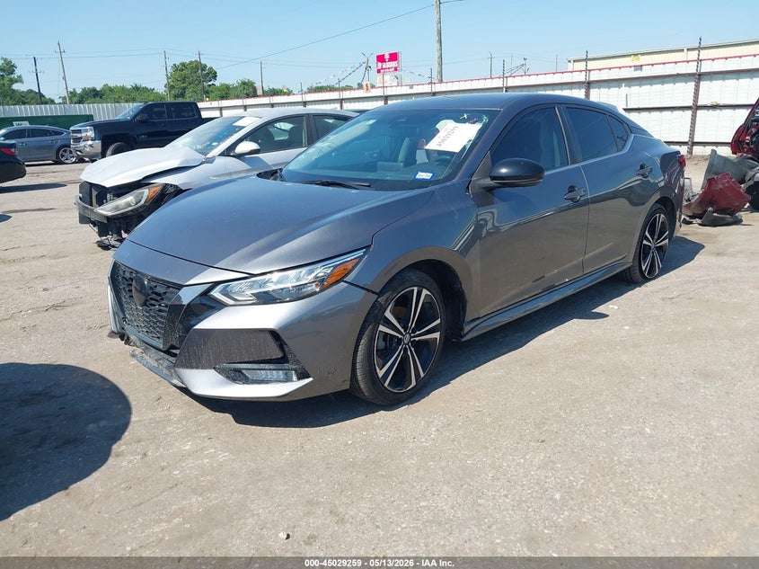 2021 Nissan Sentra VIN 3N1AB8DV0MY328441 IAAI salvage auction — LEFT REAR, Original (Texas), sold $4,075 on 2026-07-17 (photo 2)
