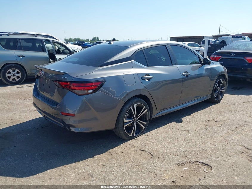 2021 Nissan Sentra VIN 3N1AB8DV0MY328441 IAAI salvage auction — LEFT REAR, Original (Texas), sold $4,075 on 2026-07-17 (photo 4)