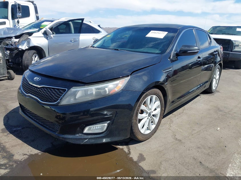 2015 Kia Optima VIN KNAGM4A72F5615437 IAAI salvage auction — MECHANICAL, Salvage (Arizona), sold $925 on 2026-07-07 (photo 2)