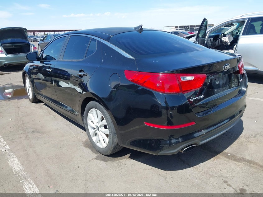 2015 Kia Optima VIN KNAGM4A72F5615437 IAAI salvage auction — MECHANICAL, Salvage (Arizona), sold $925 on 2026-07-07 (photo 3)