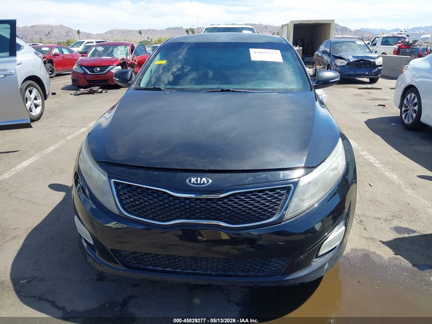 2015 Kia Optima VIN KNAGM4A72F5615437 IAAI salvage auction — MECHANICAL, Salvage (Arizona), sold $925 on 2026-07-07 (photo 6)