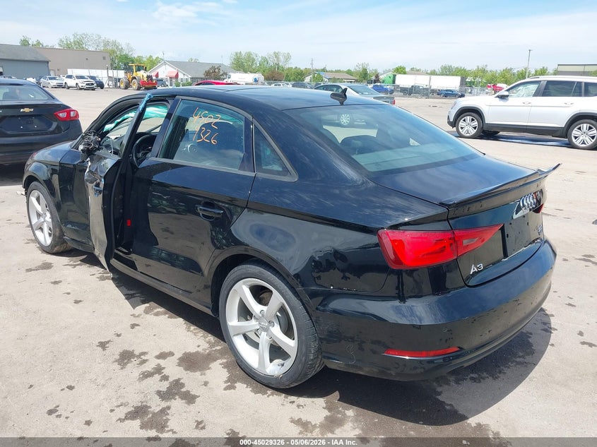 2016 Audi A3 VIN WAUB8GFFXG1029500 IAAI salvage auction — SIDE, Salvage (Ohio), sold $500 on 2026-07-28 (photo 3)