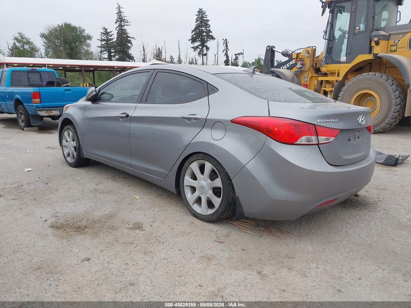 2013 Hyundai Elantra VIN KMHDH4AE4DU671094 IAAI salvage auction — RIGHT REAR, Bill Of Sale (Washington), sold $775 on 2026-07-22 (photo 3)