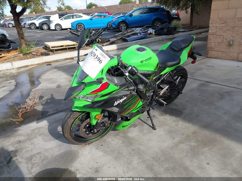 2023 Kawasaki Zx VIN ML5ZXCS13PDA00245 IAAI salvage auction — LEFT & RIGHT, Salvage Certificate (California), sold $25 on 2026-07-24 (photo 2)