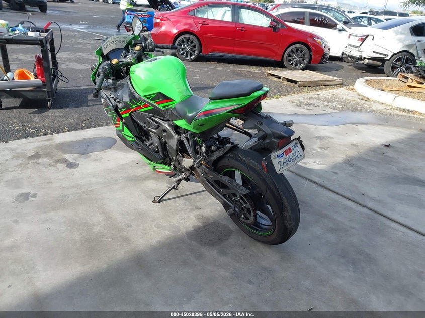 2023 Kawasaki Zx VIN ML5ZXCS13PDA00245 IAAI salvage auction — LEFT & RIGHT, Salvage Certificate (California), sold $25 on 2026-07-24 (photo 3)