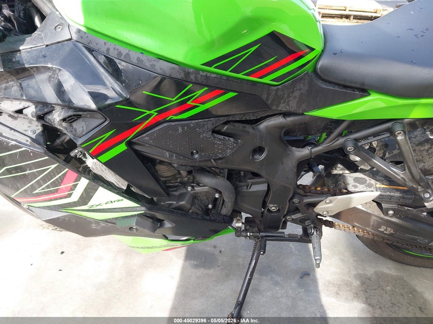 2023 Kawasaki Zx VIN ML5ZXCS13PDA00245 IAAI salvage auction — LEFT & RIGHT, Salvage Certificate (California), sold $25 on 2026-07-24 (photo 9)